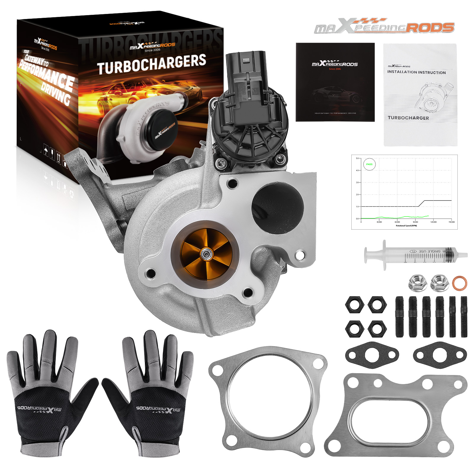 Billet Turbo Turbocharger compatible for Honda Civic CRV 1.5L 2016-2019 2020 49373-07011