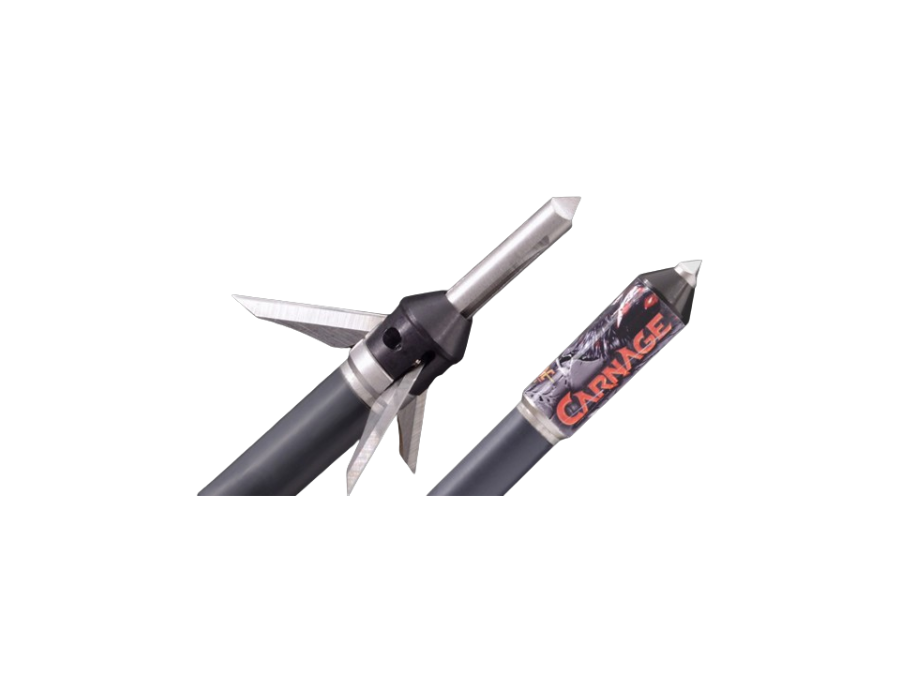 Innerloc  Carnage 3-Blade Expandable Broadhead 100gr, 3 count
