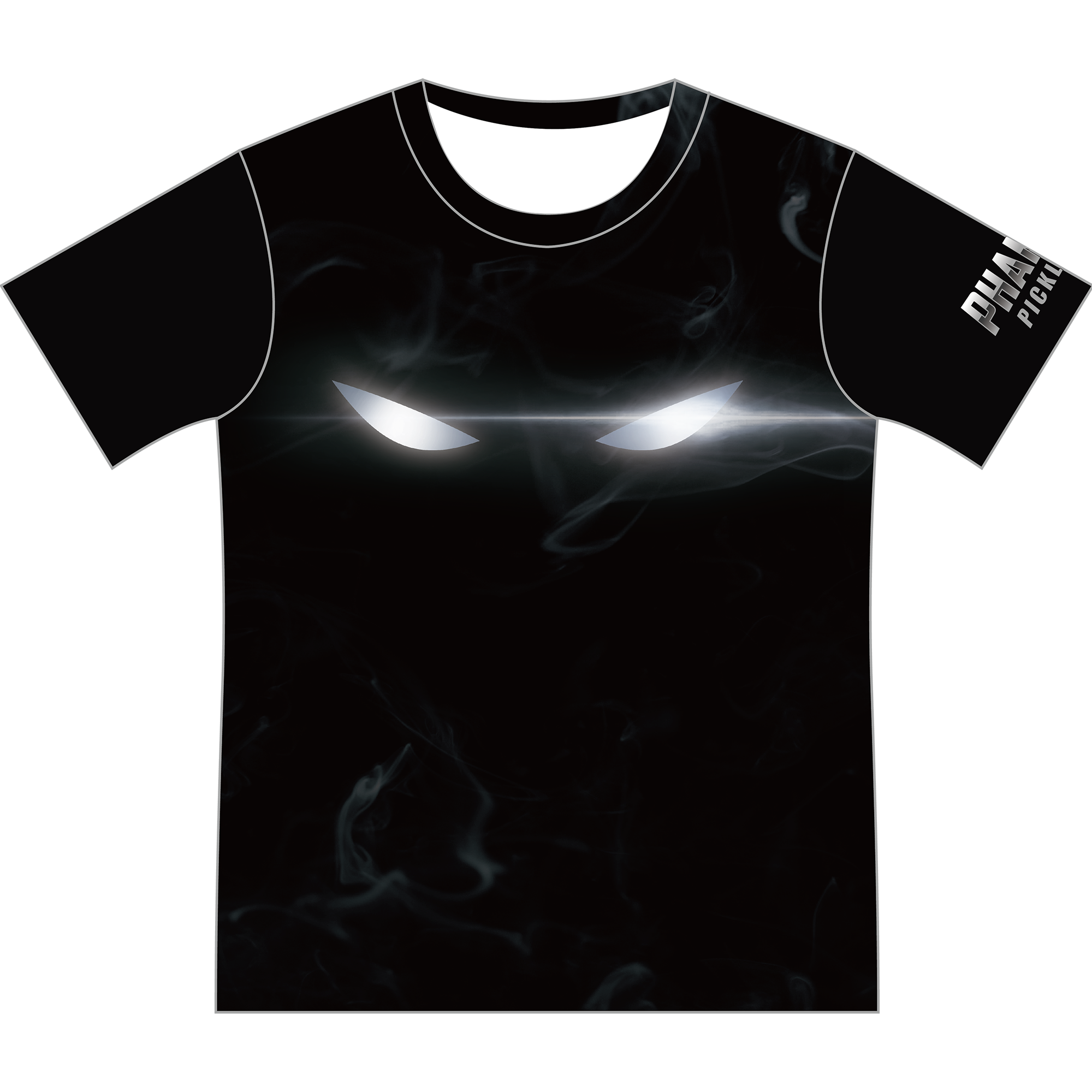 TEAM PHANTOM Unisex Short Sleeve Dry-Fit Full Sublimation T-Shirt – Black