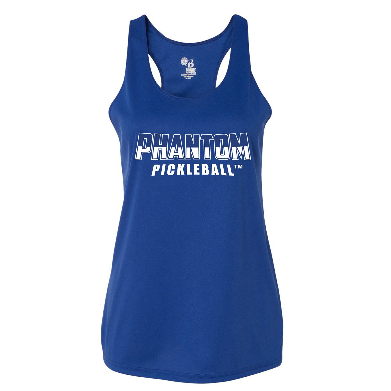 PHANTOM Women’s Racerback Performance Tank Top- Blue