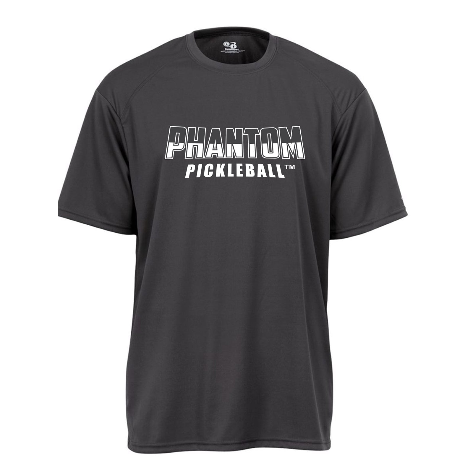PHANTOM Men’s Short Sleeve Performance Tee Shirt- Gray