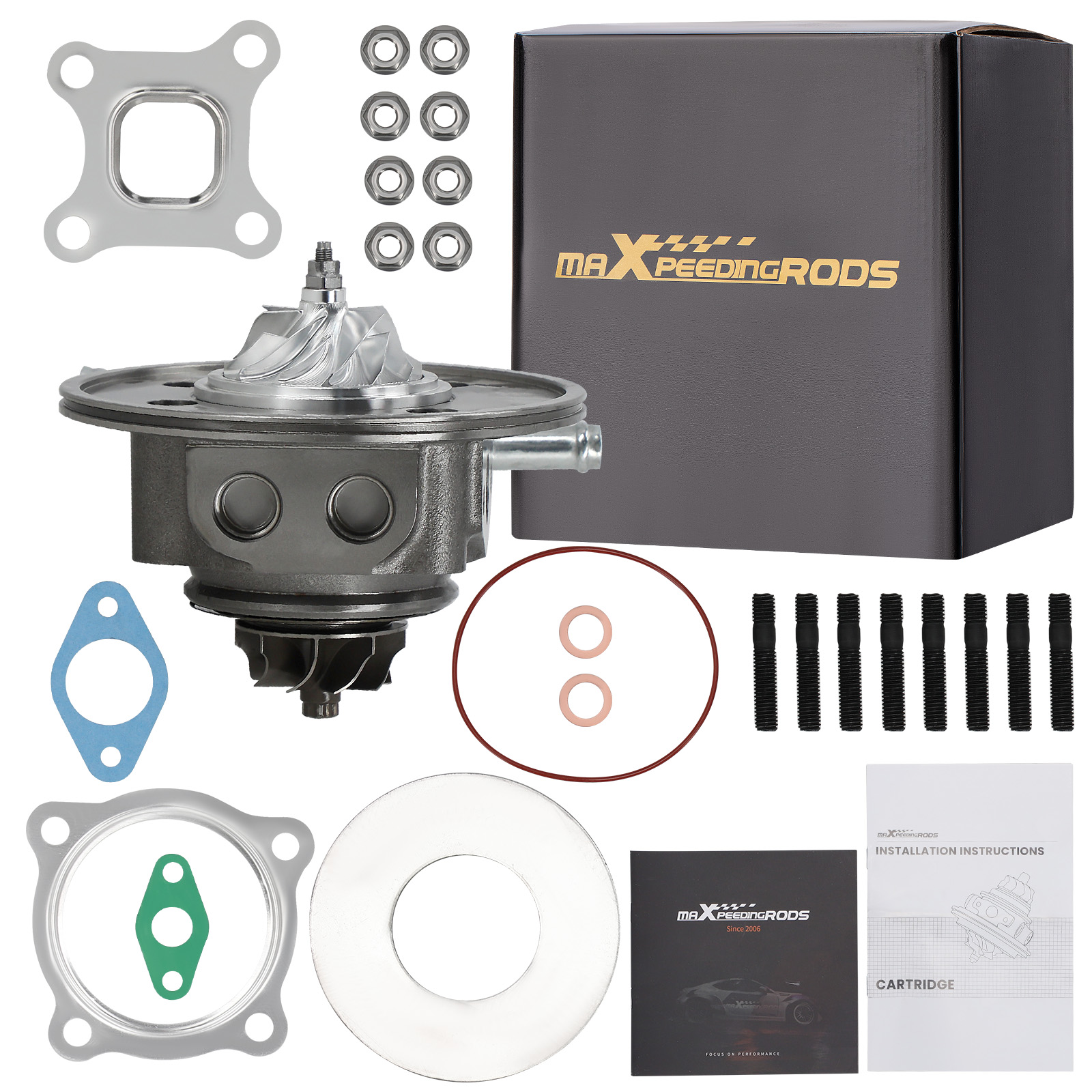 Turbo Cartridge Chra compatible for Ford EcoSport Focus Fiesta EcoBoost 1.0 L 74KW 100HP