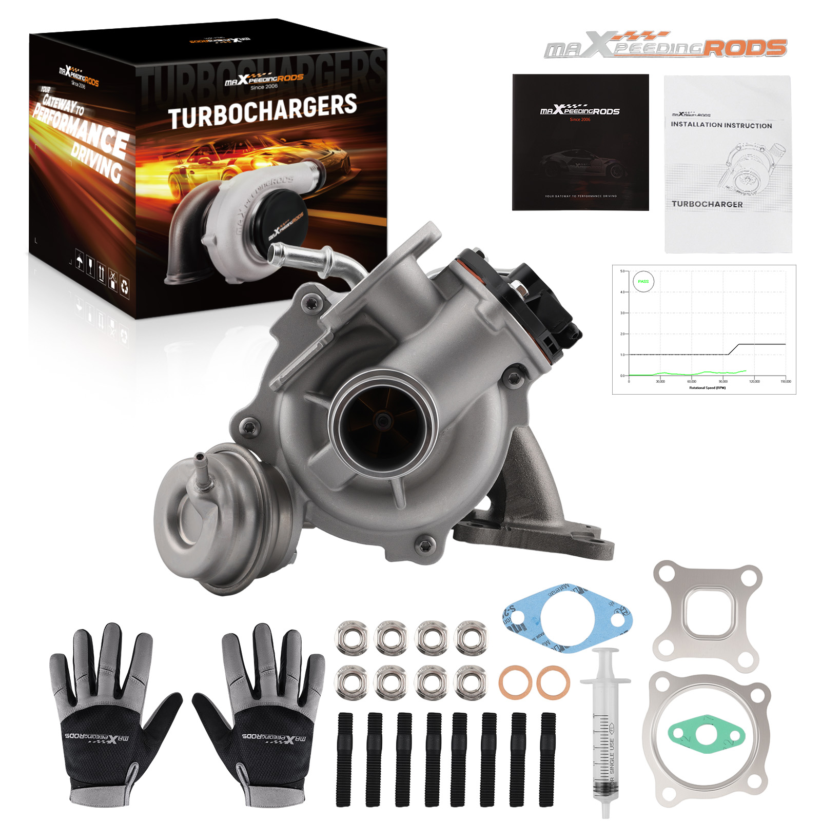 Turbo Turbocharger compatible for Ford EcoSport 1.0L Billet 2018-2021 1761178 1808411