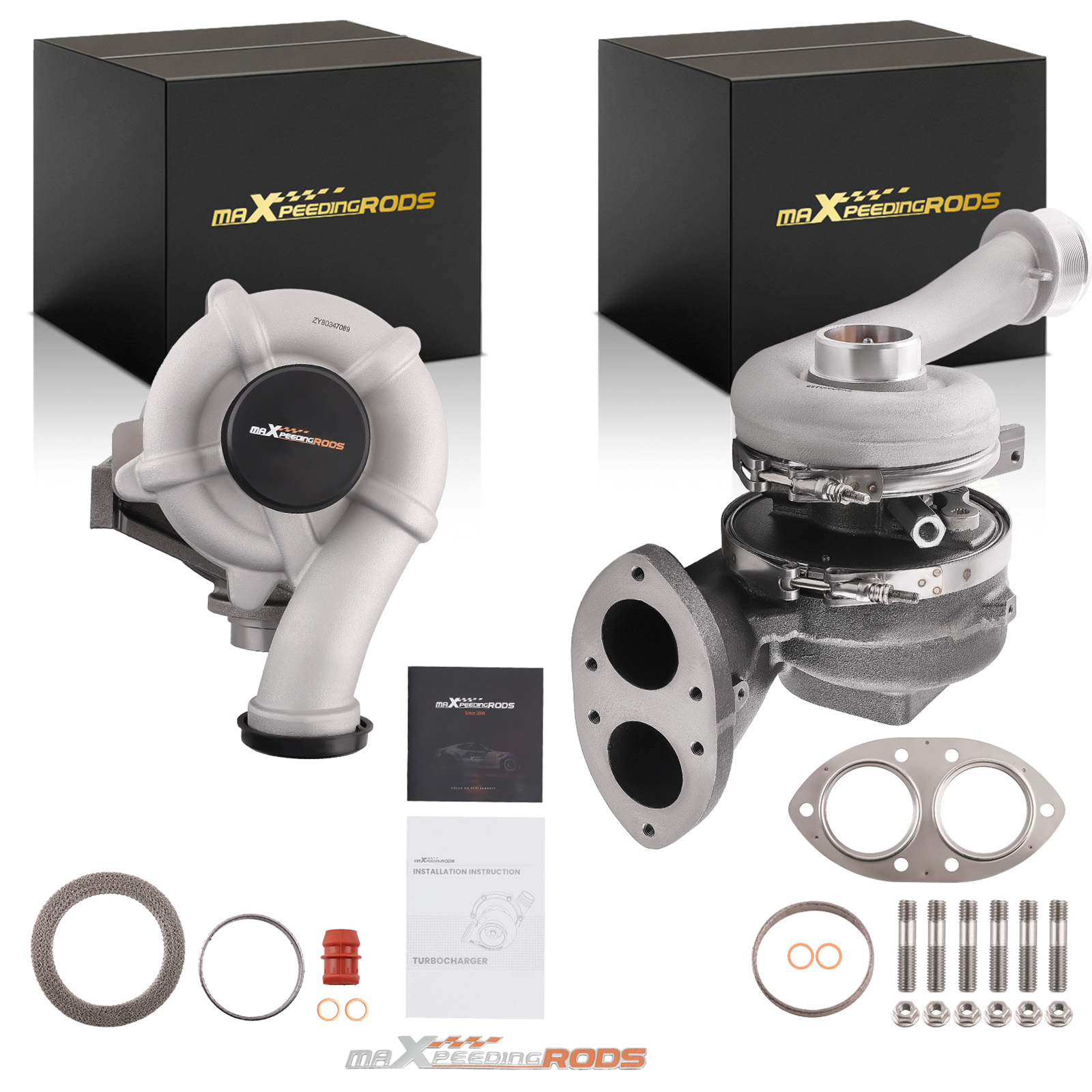 Twin Turbo Billet Wheel compatible for Ford F250 F350 F450 F550 6.4L Diesel 2008-2010 2009