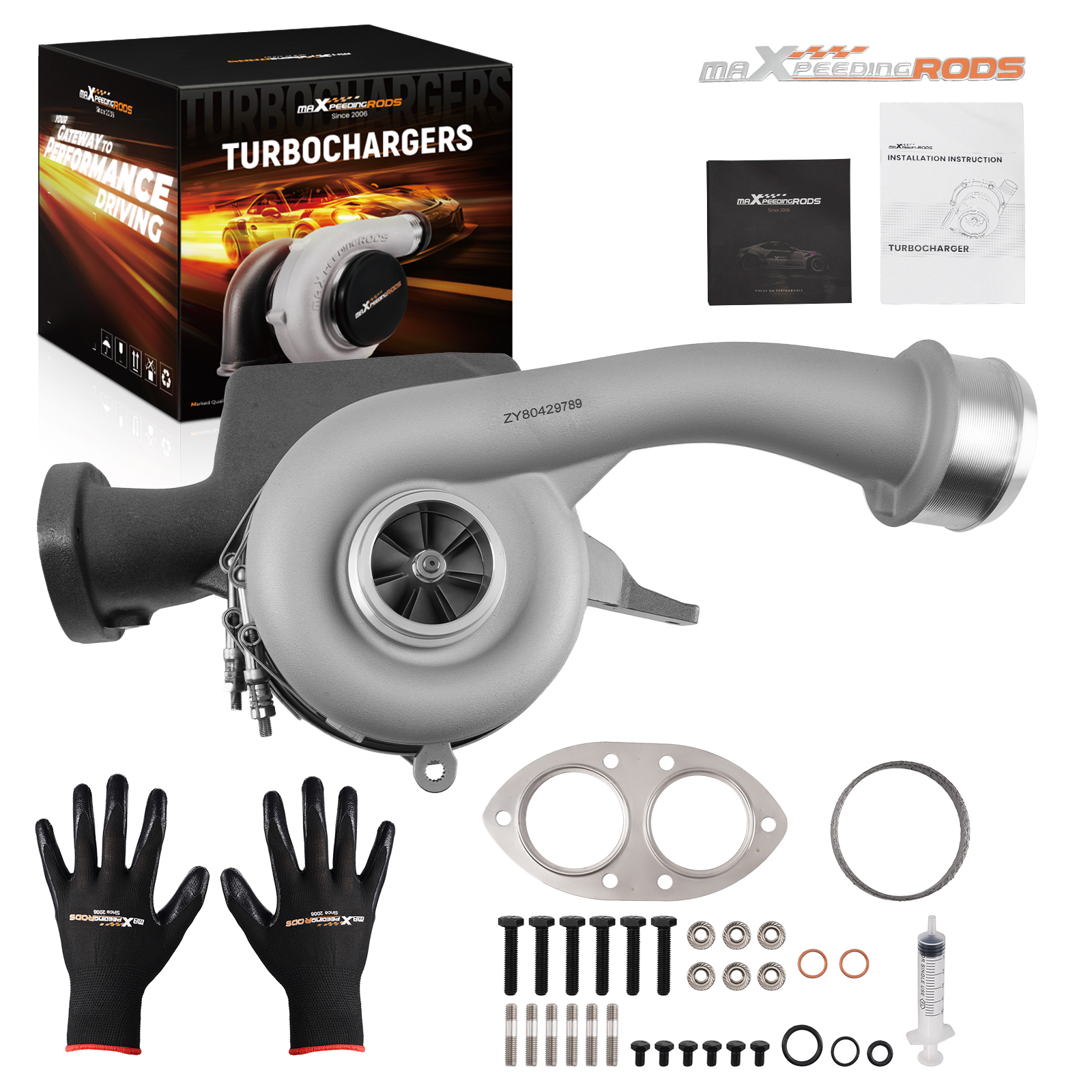 Turbo charger High Pressure compatible for Ford 2008 09 10 F350 F450 F550 6.4L Powerstroke