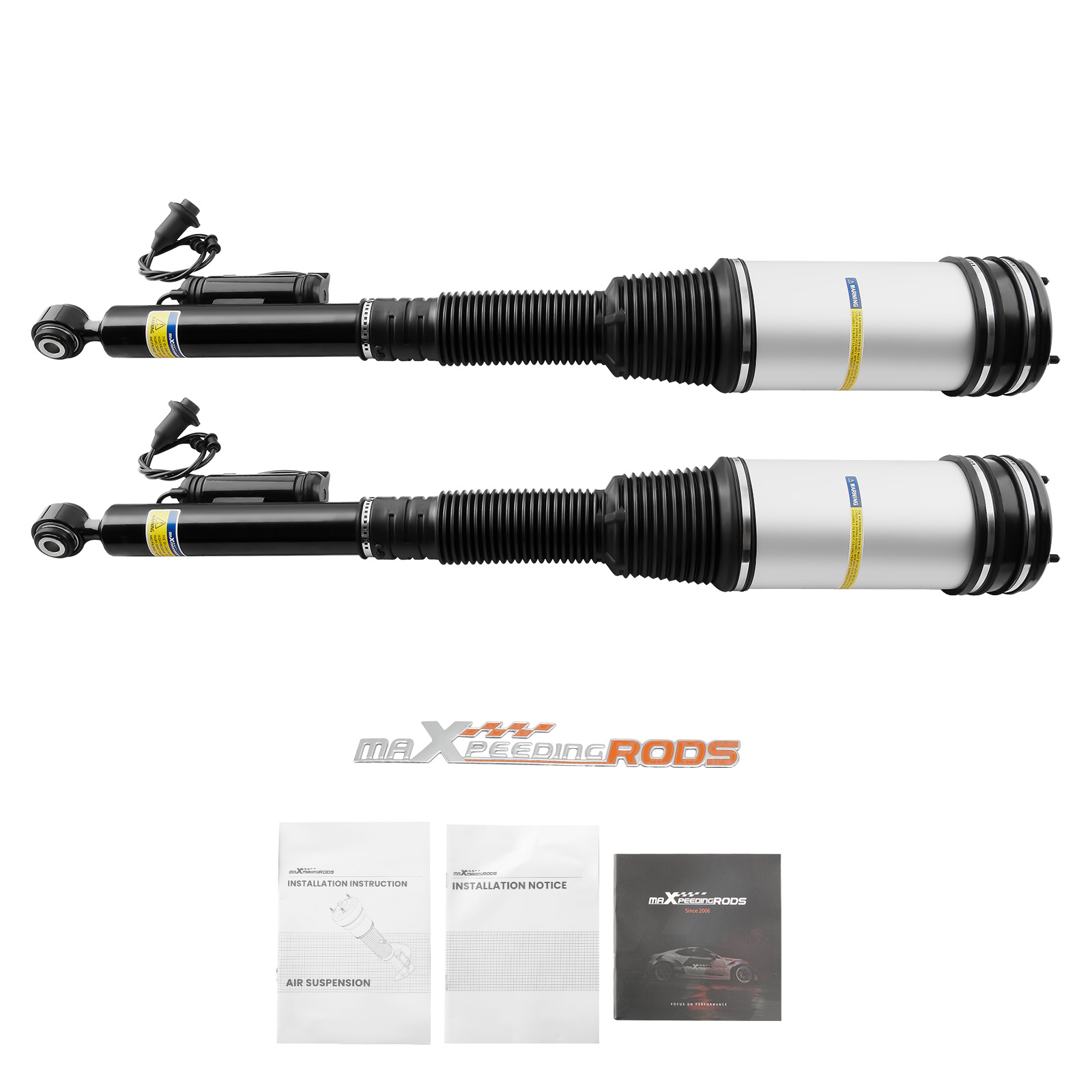 2x Rear Suspension Air Spring Bag Struts – PAIR compatible for Mercedes Benz S-Class W220