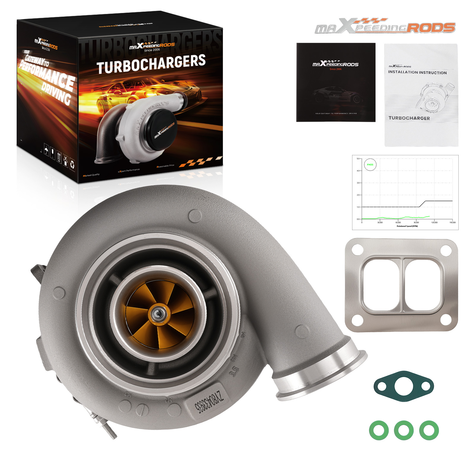 Upgrade Billet Turbo for Detroit DD15 Engine compatible for Freightliner Cascadia 14.8L Truck