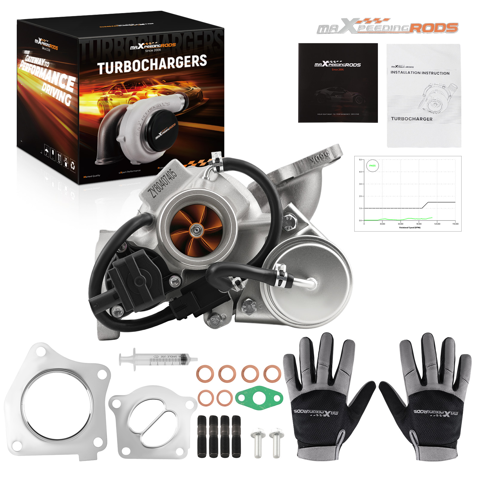 Upgrade Billet Turbo compatible for Cadillac ATS compatible for CTS CT6 Chevrolet Malibu Equinox 2.0L