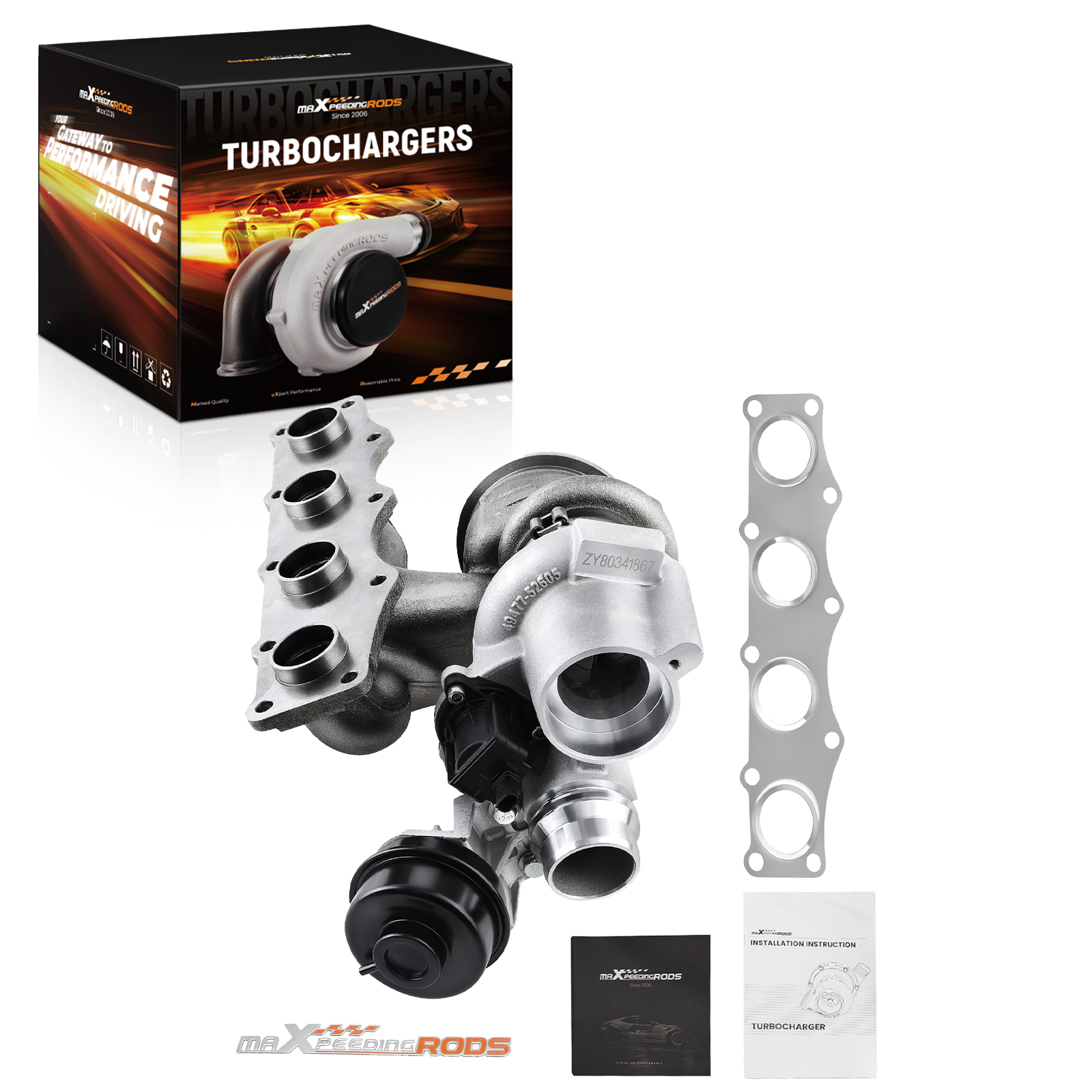 Turbo compatible for BMW X1 X3 Z4 320i 328i 520i 528i xDrive 2.0L N20B20 TD04 Turbocharger