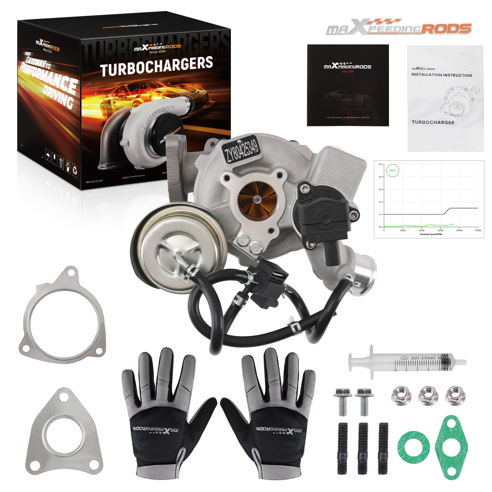 Upgrade Billet Turbo compatible for Ford Escape 2013-2016 Fusion 13-14  Fiesta 1.6L 14-19