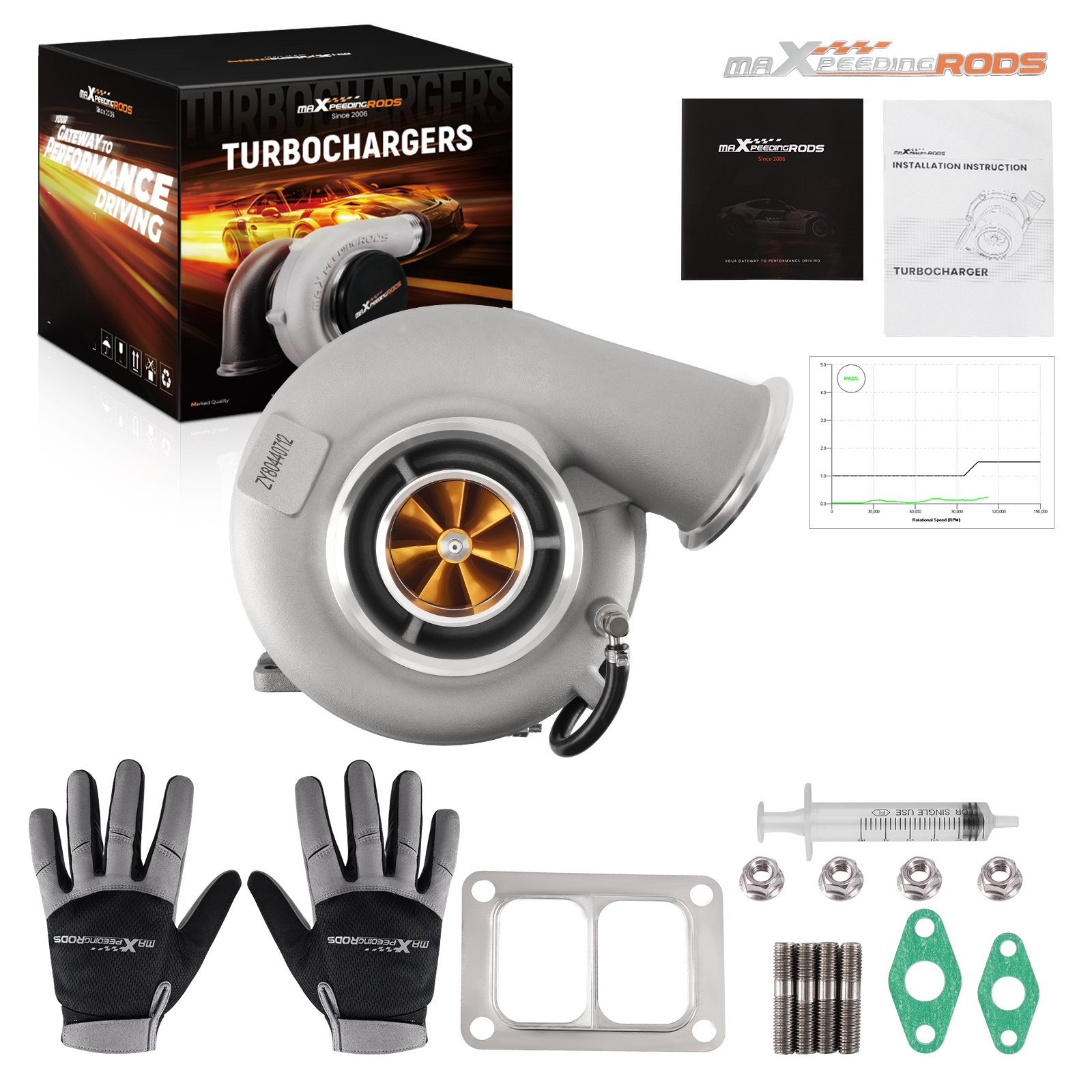 Upgraded Billet K31 Turbo compatible for CAT Caterpillar C12 Detroit Series S60 Diesel