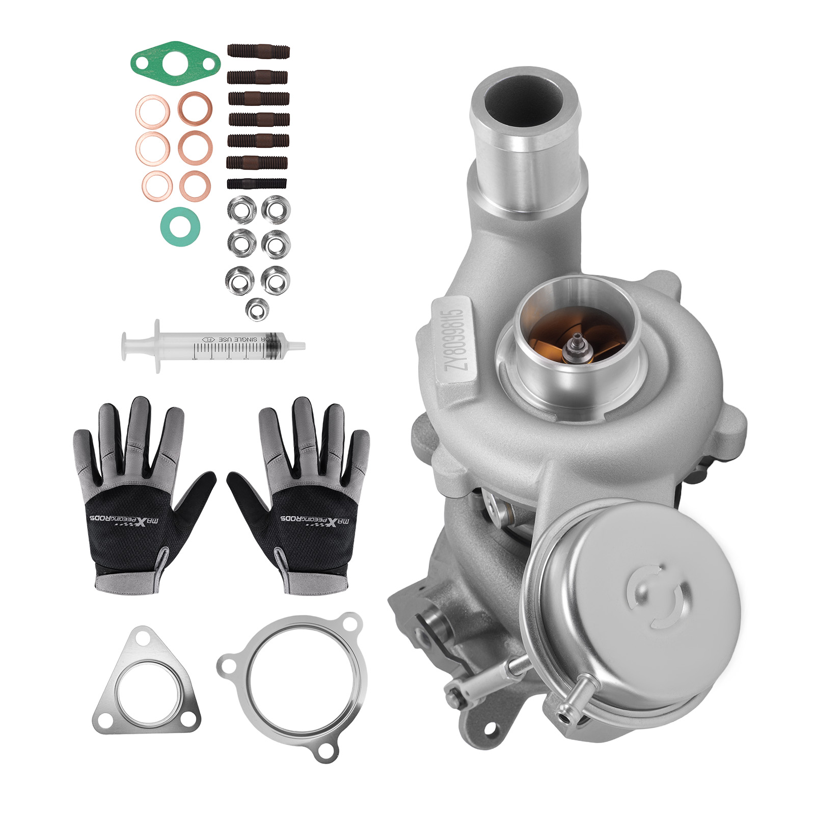 LH Upgraded Billet Turbo compatible for Ford Taurus Explorer Flex compatible for Lincoln MKS MKT 3.5 10-19
