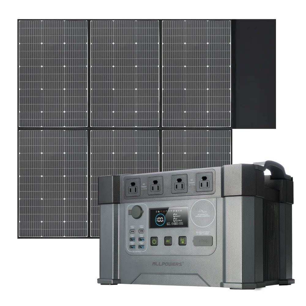 ALLPOWERS Solar Generator Kit 2400W (S2000 Pro + SP039 600W Solar Panel)