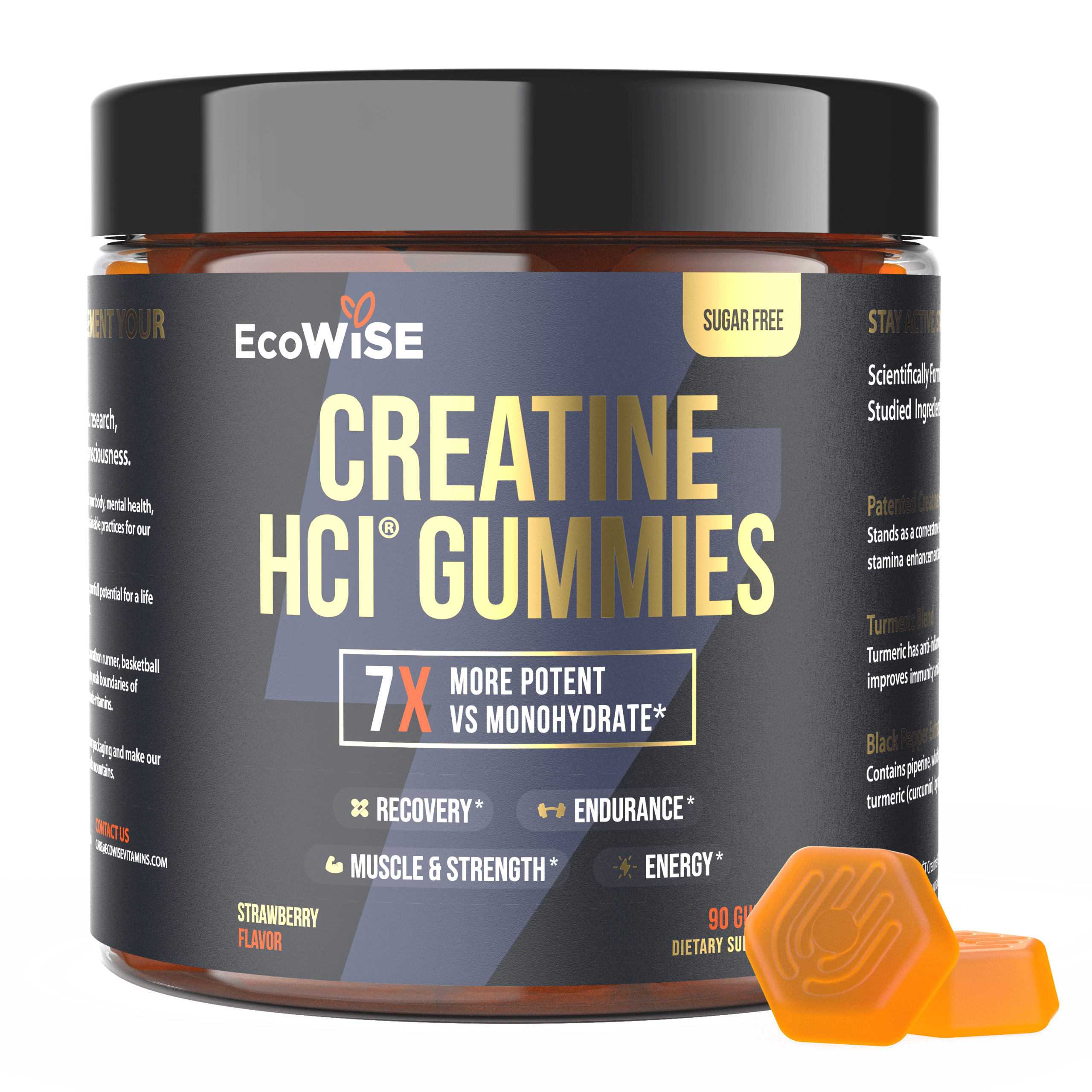 EcoWise Creatine HCI Gummies Em – 6 PACKS AUTOSHIP EVERY 30 DAYS