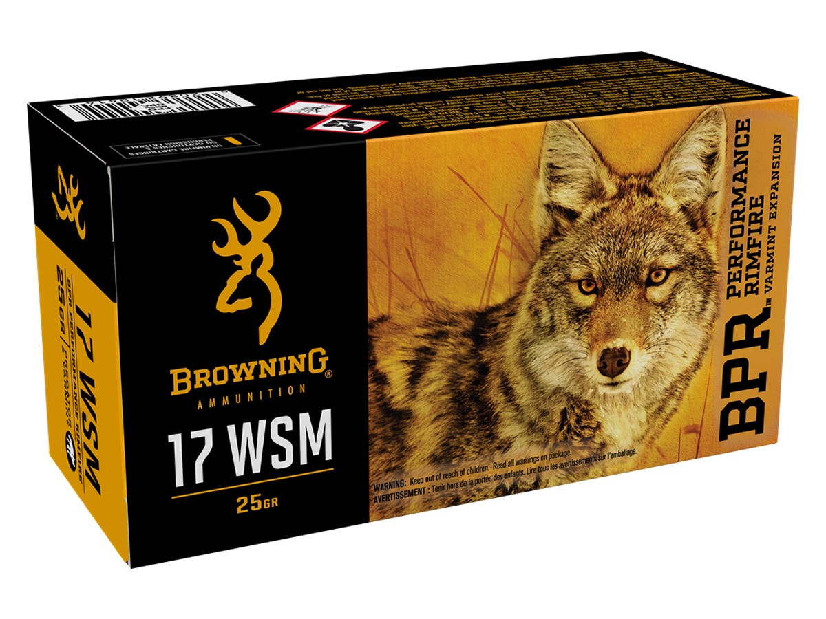Browning .17 WSM BPR Performance Rimfire, 25gr, 50ct