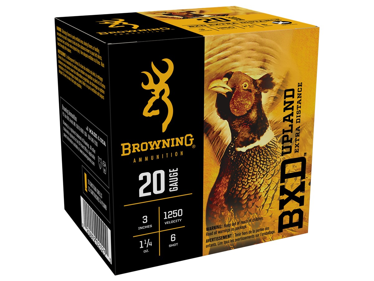 Browning 20GA BXD Upland Extra Distance 1 1/4oz, 6 Shot, 25ct