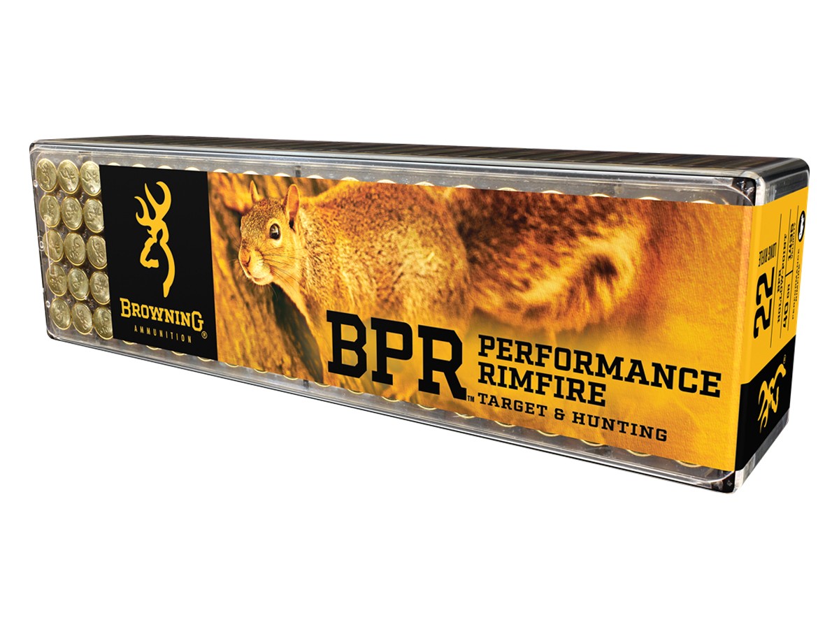 Browning .22 LR BPR Performance Rimfire HP, 40gr, 100ct