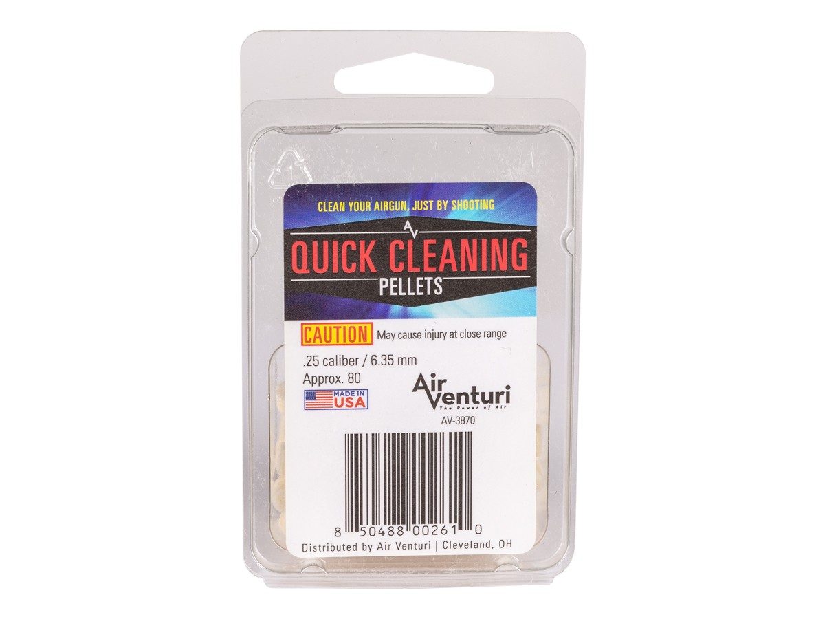 Air Venturi Quick Cleaning Pellets .25 Cal, 80ct 0.25