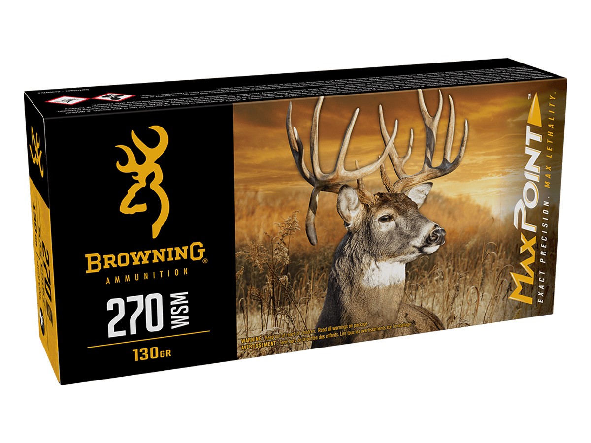 Browning .270 WSM MaxPoint Exact Precision, 130gr, 20ct