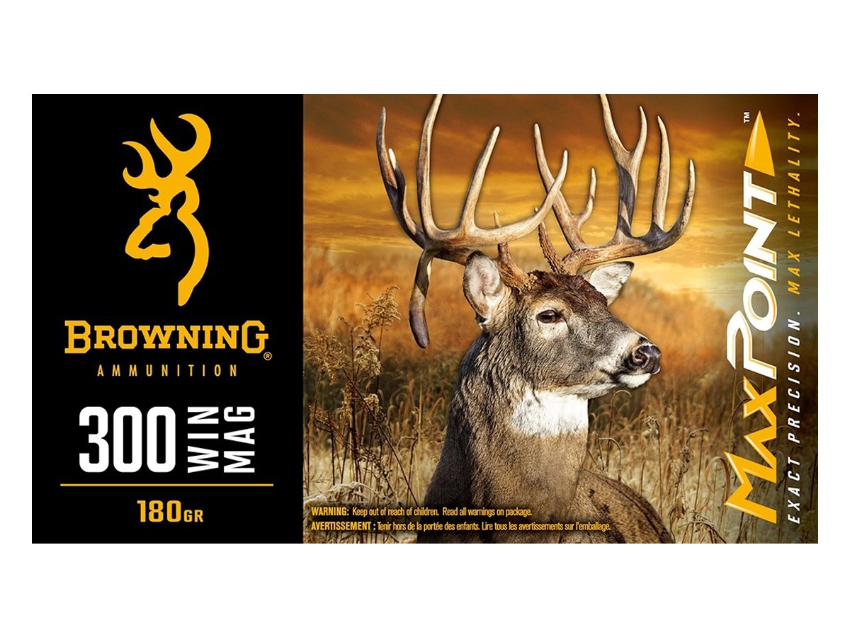 Browning .300 Winchester Magnum MaxPoint Exact Precision, 180gr, 20ct