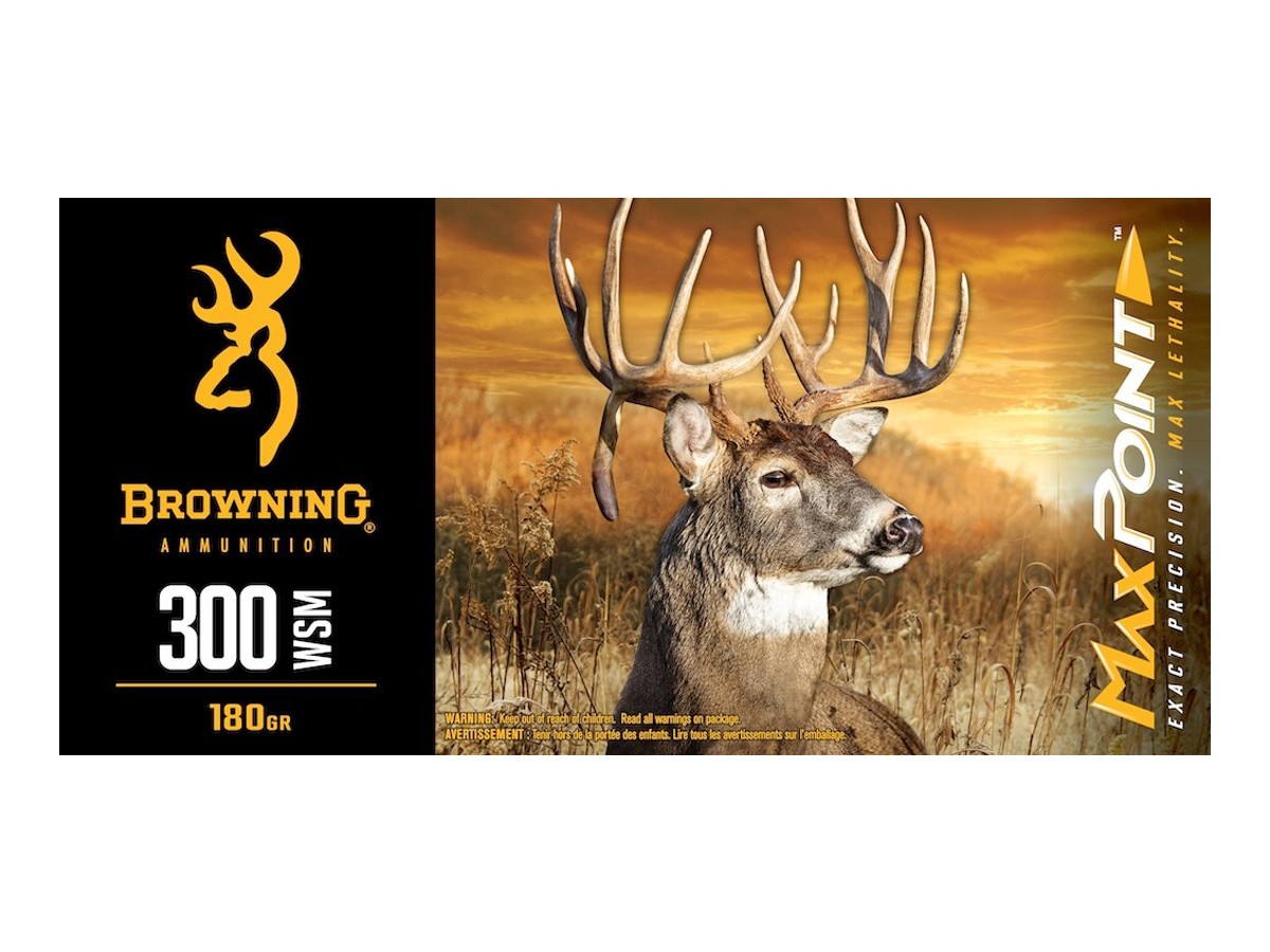 Browning .300 WSM MaxPoint Exact Precision, 180gr, 20ct