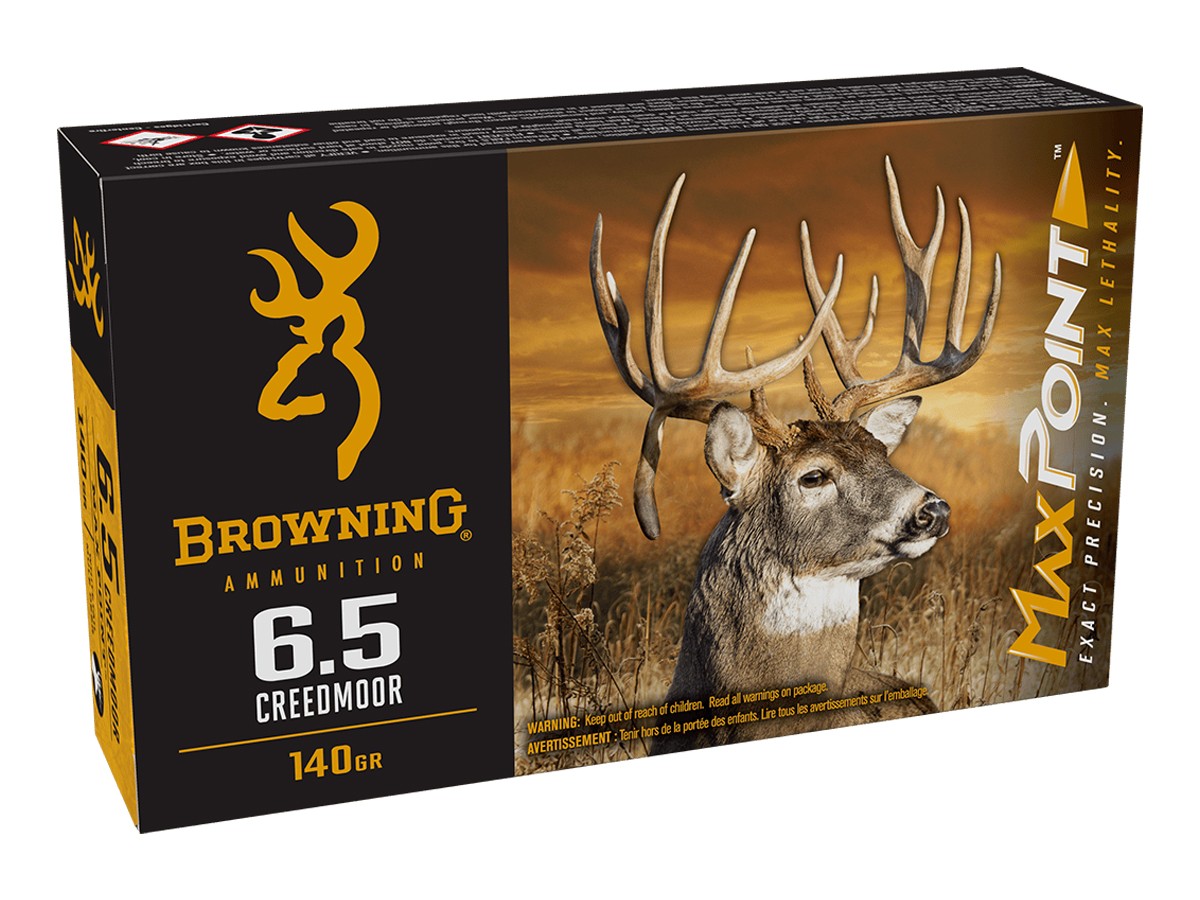 Browning 6.5 Creedmoor MaxPoint Exact Precision, 140gr, 20ct