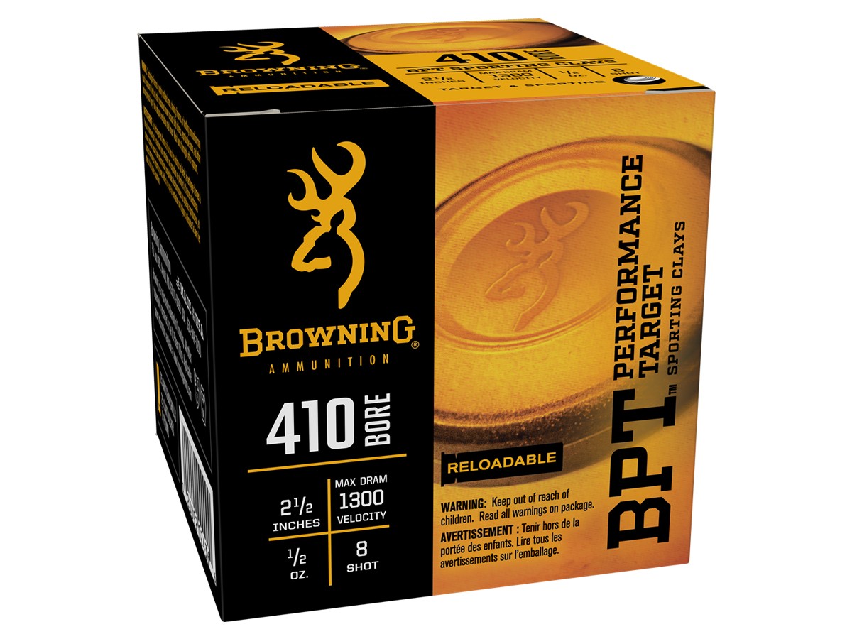 Browning .410 Bore BPT Performance Target 1/2oz, 8 Shot, 25ct