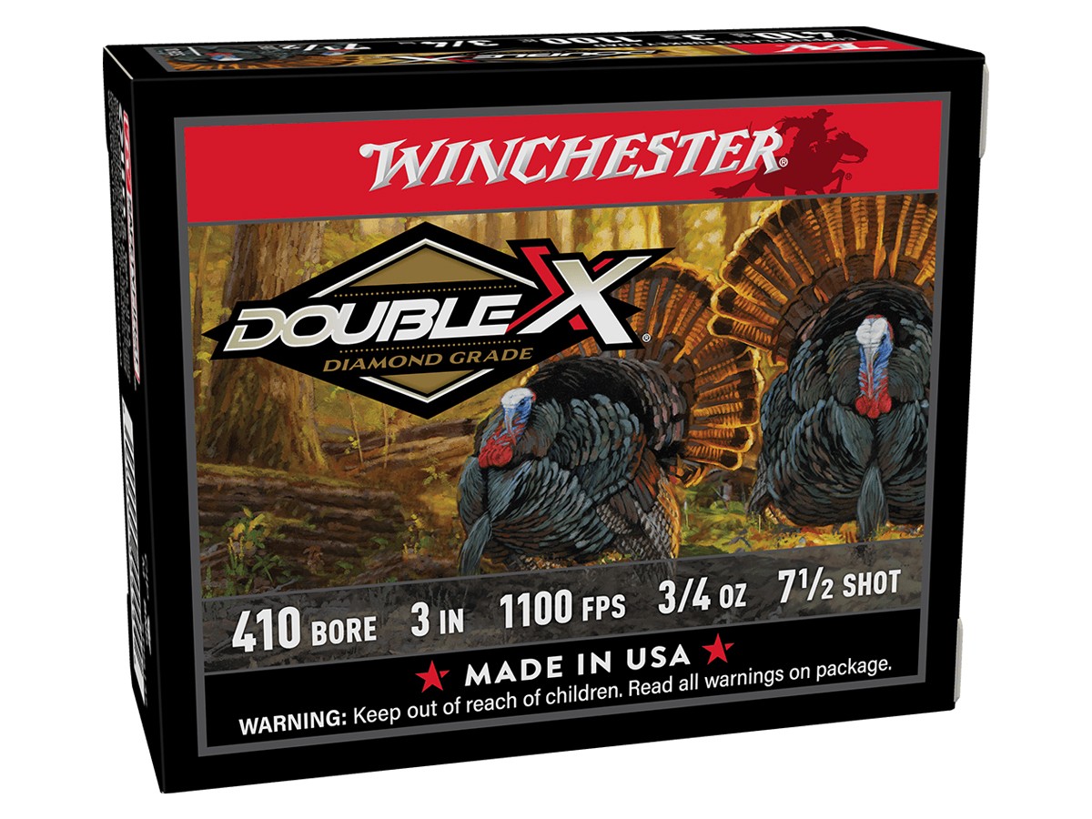Winchester .410 Bore Double X Diamond Grade Turkey 3/4oz, 7.5 Shot, 10ct