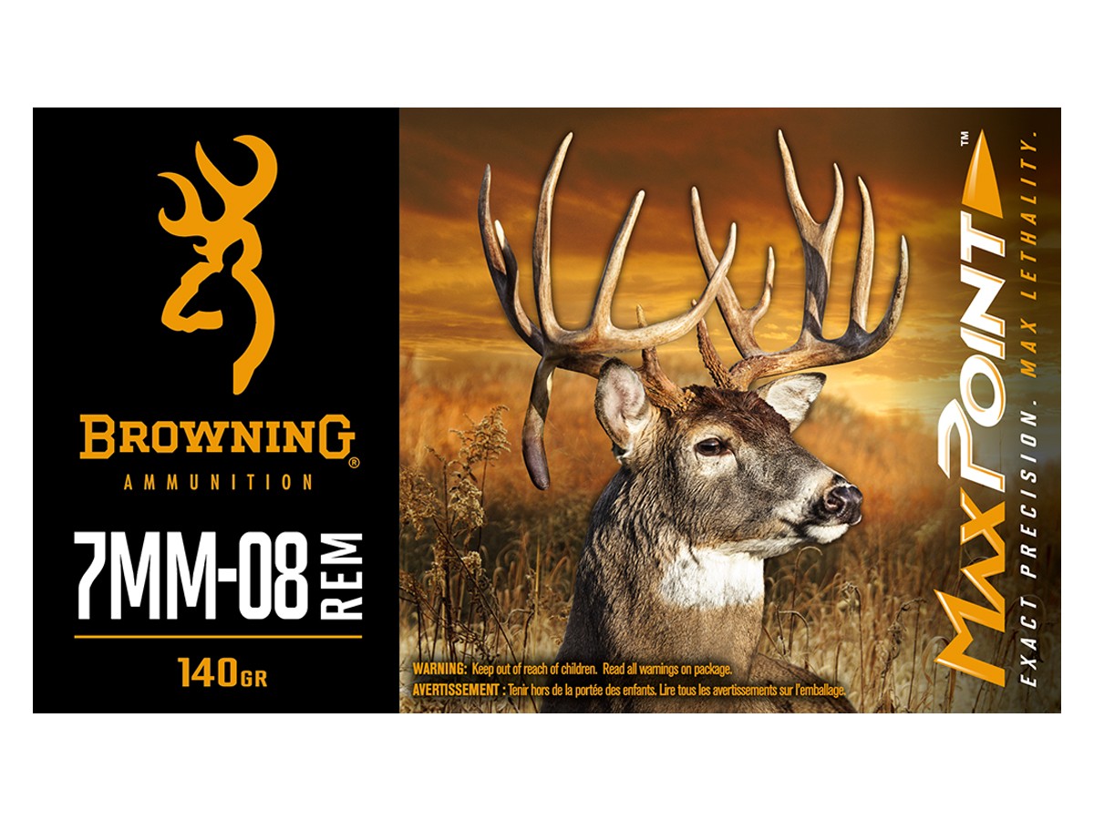 Browning 7mm-08 Remington MaxPoint Exact Precision, 140gr, 20ct