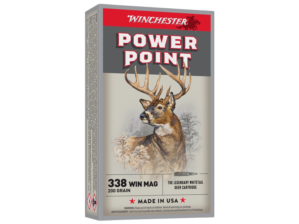 Winchester .338 Winchester Magnum Power-Point, 200gr, 20ct