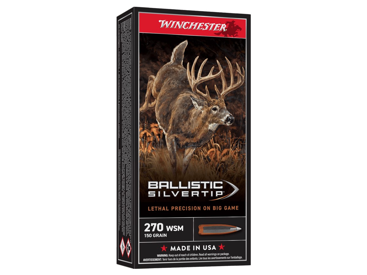 Winchester .270 WSM Ballistic Silvertip, 150gr, 20ct