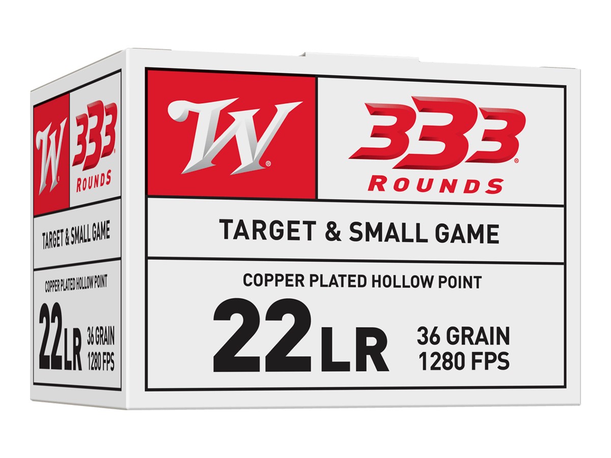 Winchester .22 LR USA Target and Small Game HP, 36gr, 333ct
