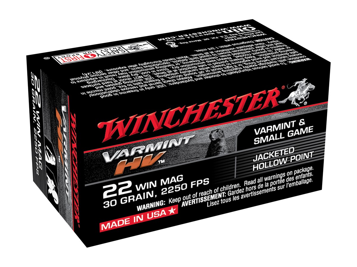 Winchester .22 WMR Varmint HV JHP, 30gr, 50ct