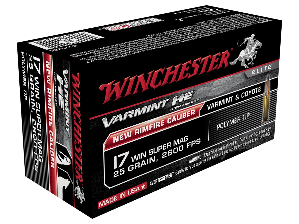 Winchester .17 WSM Varmint HV, 25gr, 50ct