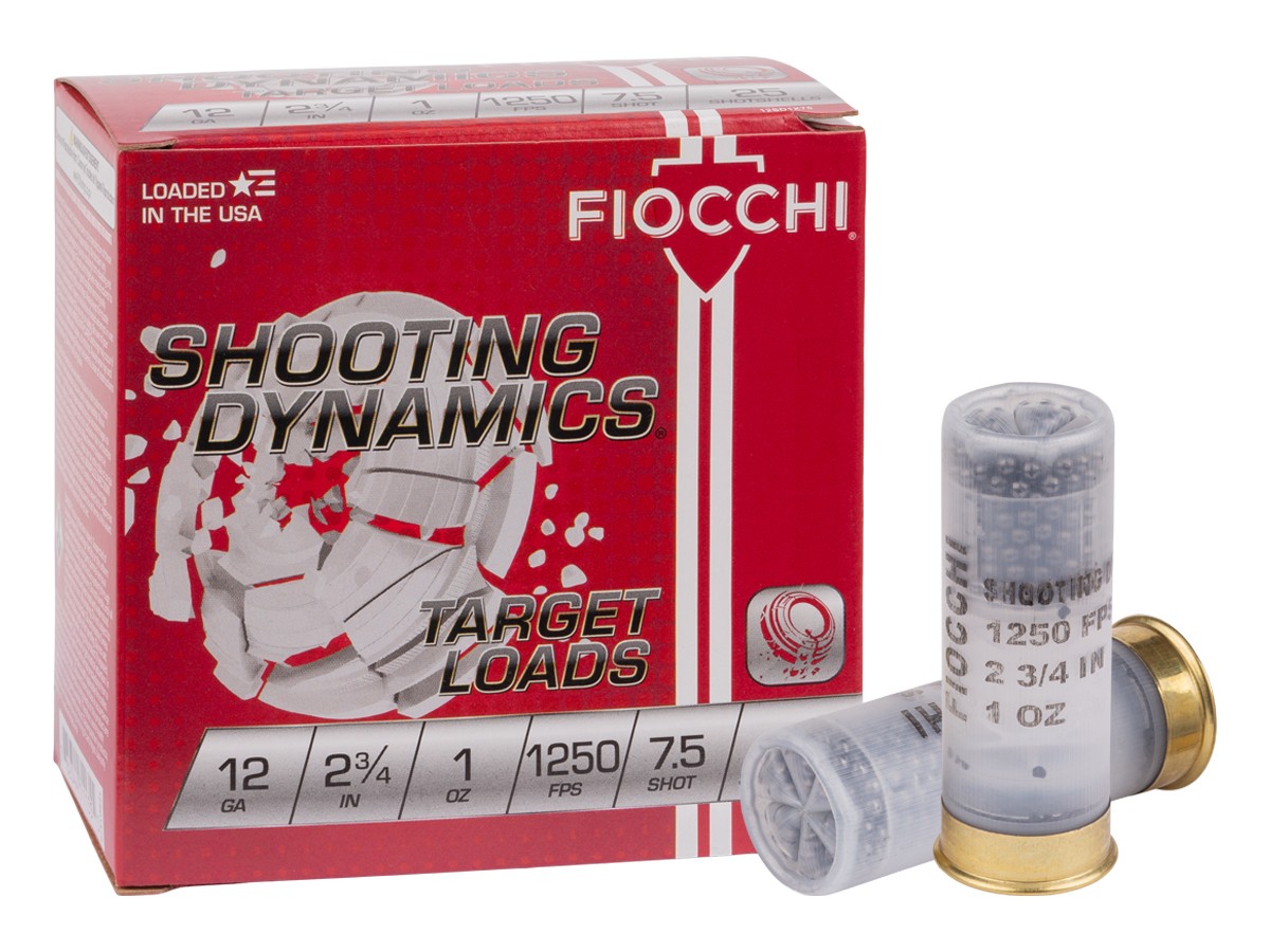 Fiocchi 12GA Shooting Dynamics 1oz, 7.5 Shot, 25ct