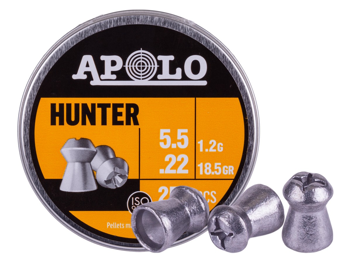 Apolo Hunter .22 Cal, 18.5gr, 250ct 0.22