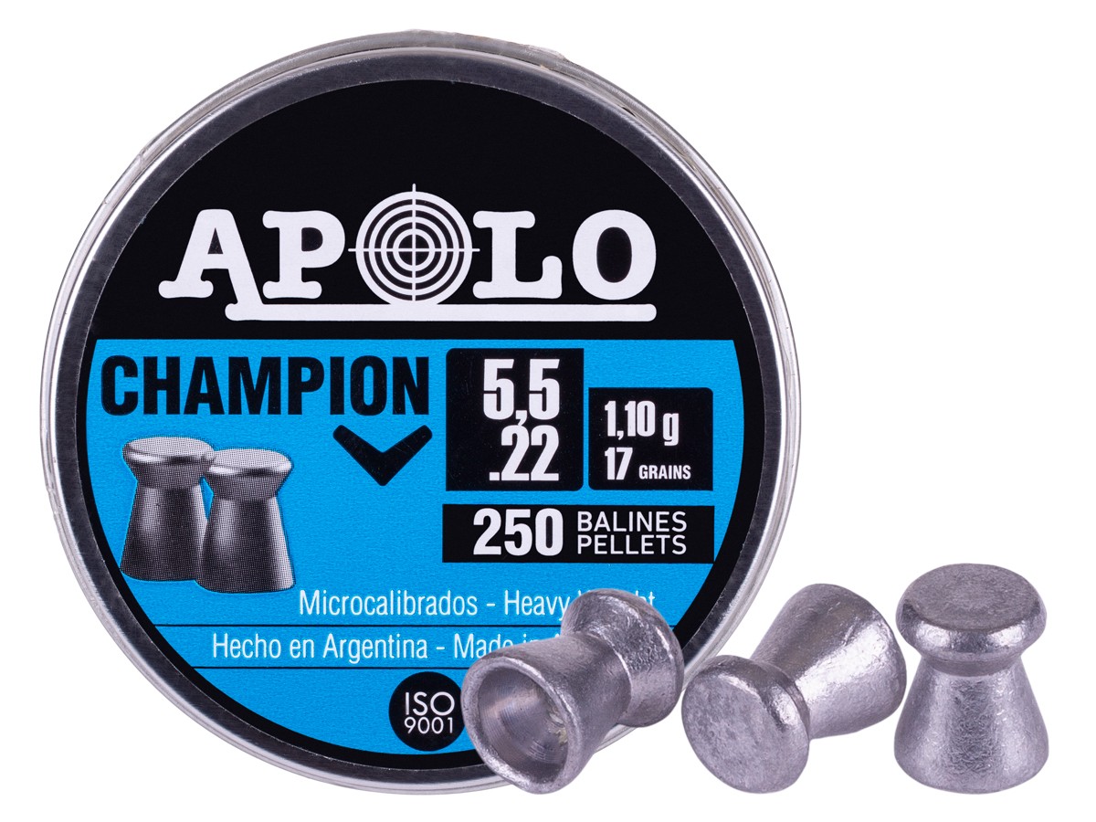 Apolo Champion .22 Cal, 17gr, 250ct 0.22