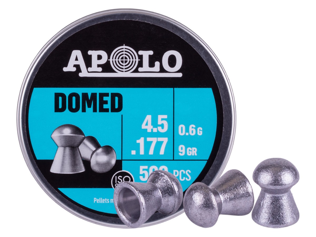 Apolo Domed .177 Cal, 9gr, 500ct 0.177