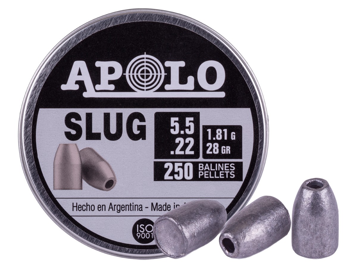 Apolo Slug .22 Cal, 28gr, 250ct 0.22