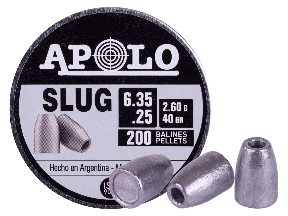 Apolo Slug .25 Cal, 40gr, 200ct 0.25