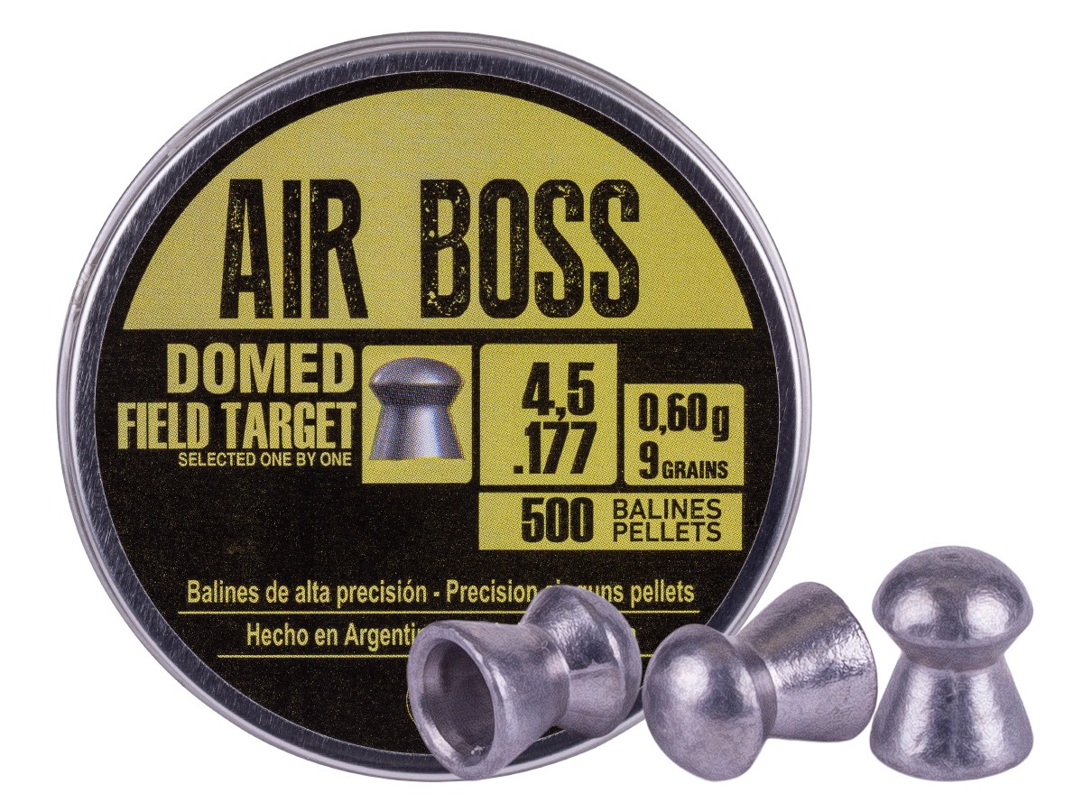 Apolo Air Boss Domed Field Target .177 Cal, 9gr, 500ct 0.177