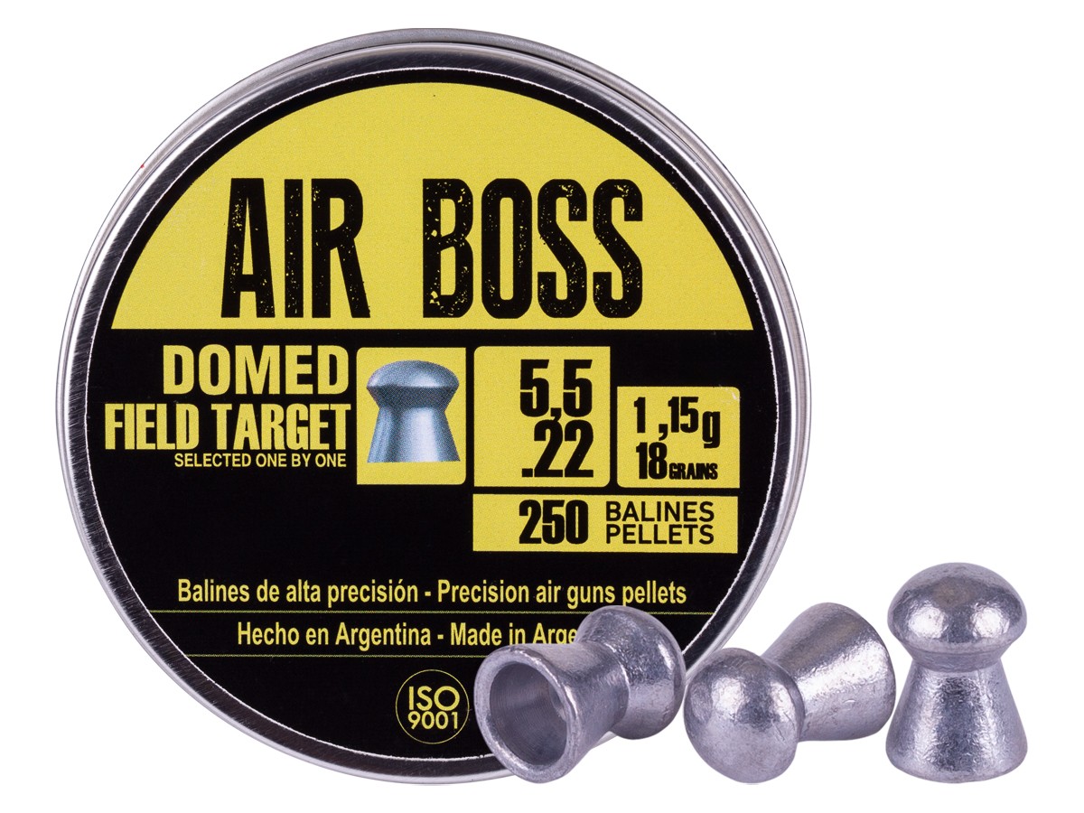 Apolo Air Boss Domed Field Target .22 Cal, 18gr, 250ct 0.22