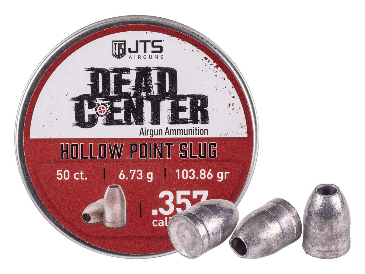 JTS Dead Center Precision Hollowpoint Slugs .357 Cal, 103.86gr, 50ct 0.357