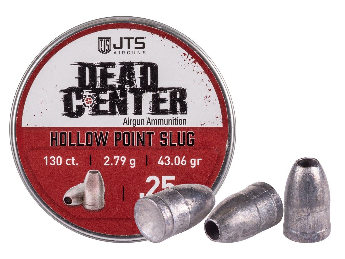 JTS Dead Center Precision Hollowpoint Slugs .25 Cal, 43.06gr, 130ct 0.25