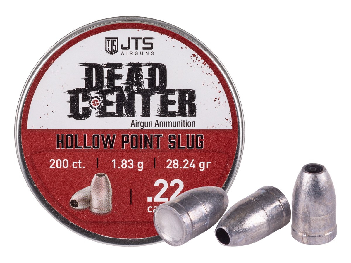 JTS Dead Center Precision Hollowpoint Slugs .22 Cal, 28.24gr, 200ct 0.22