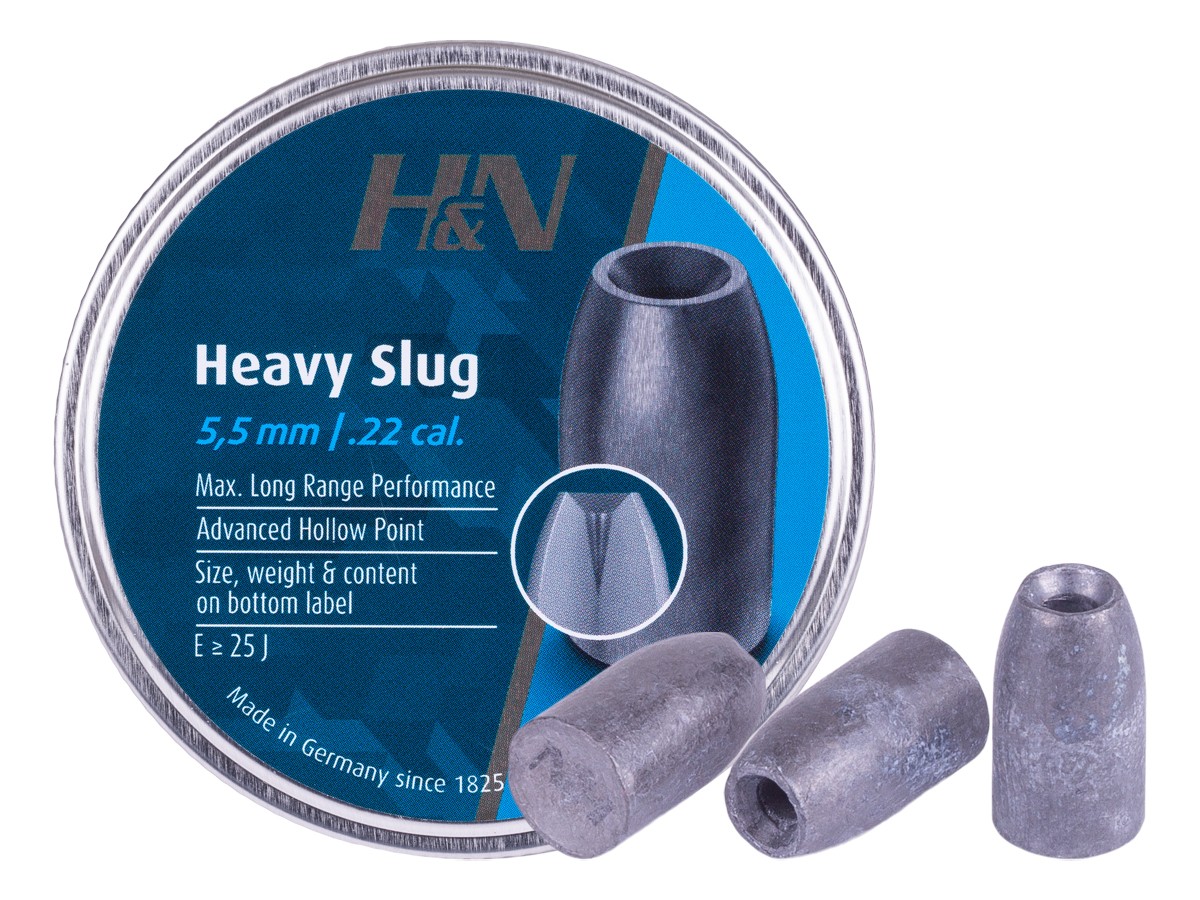 H&N Slug HP Heavy, .219 Cal., 35 Grains, Hollowpoint, 150ct 0.22