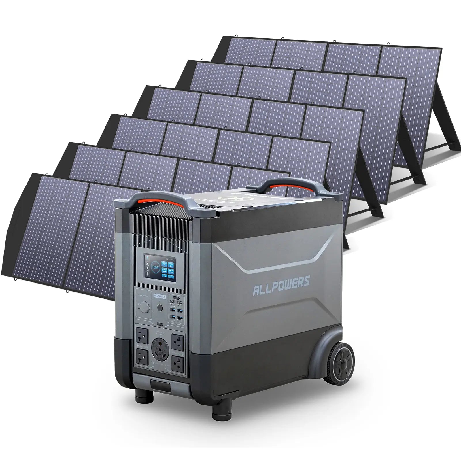 Solar Generator Kit 4000W Home Backup Power 200W Solar Panel