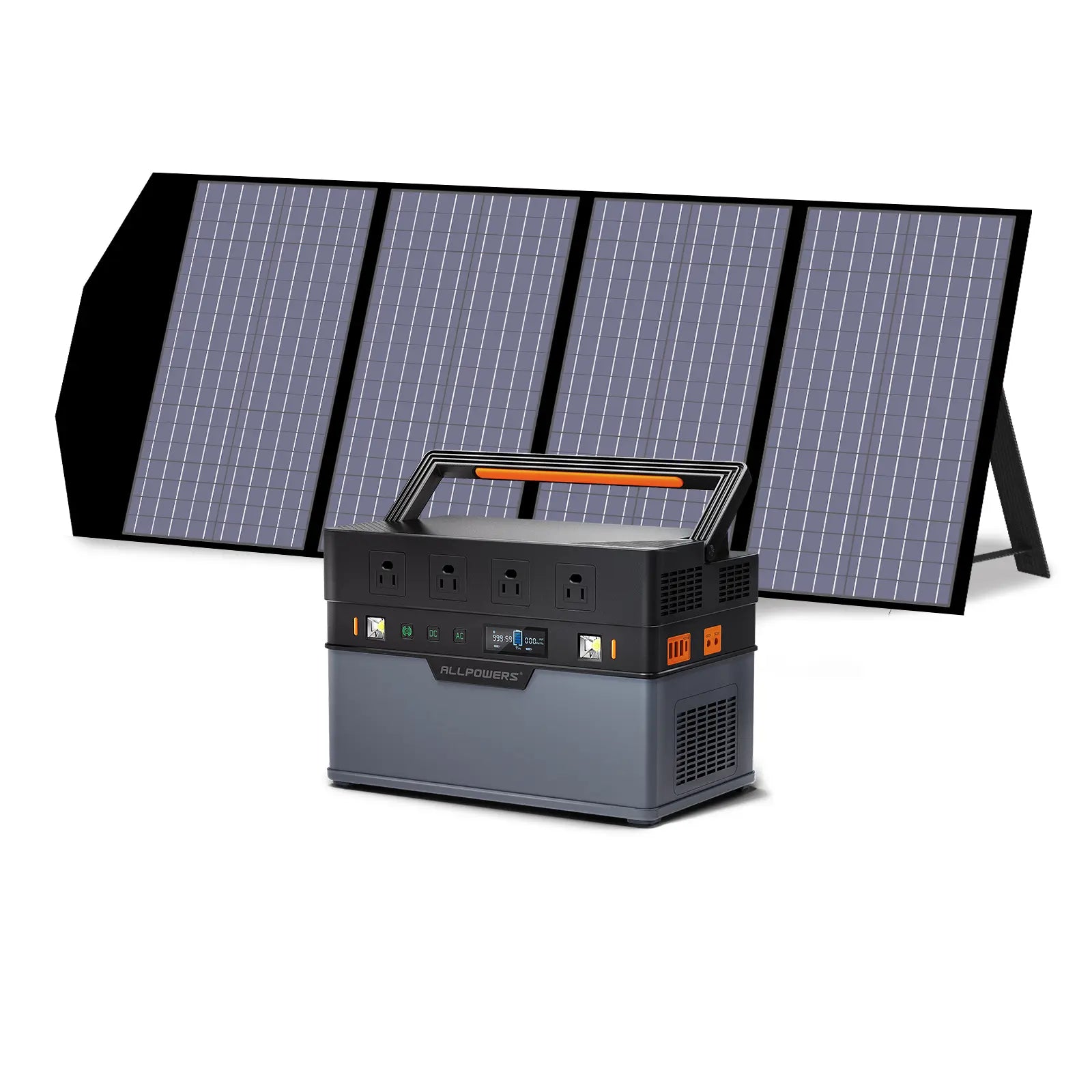 ALLPOWERS Solar Generator Kit 1500W Portable Power Station 140W Solar Panel