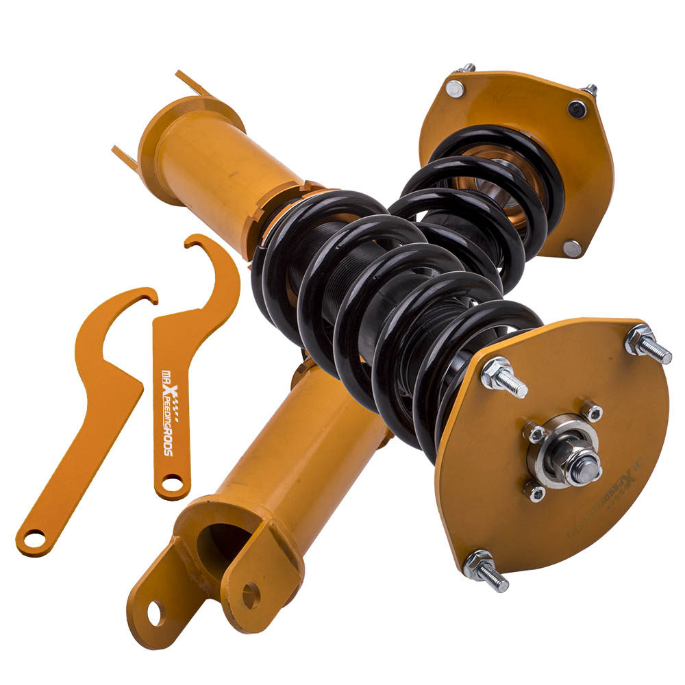 Compatible for Lincoln Mark VIII 93-98 Front Air to Struts Coil Springs Conversion Kits lowering kit