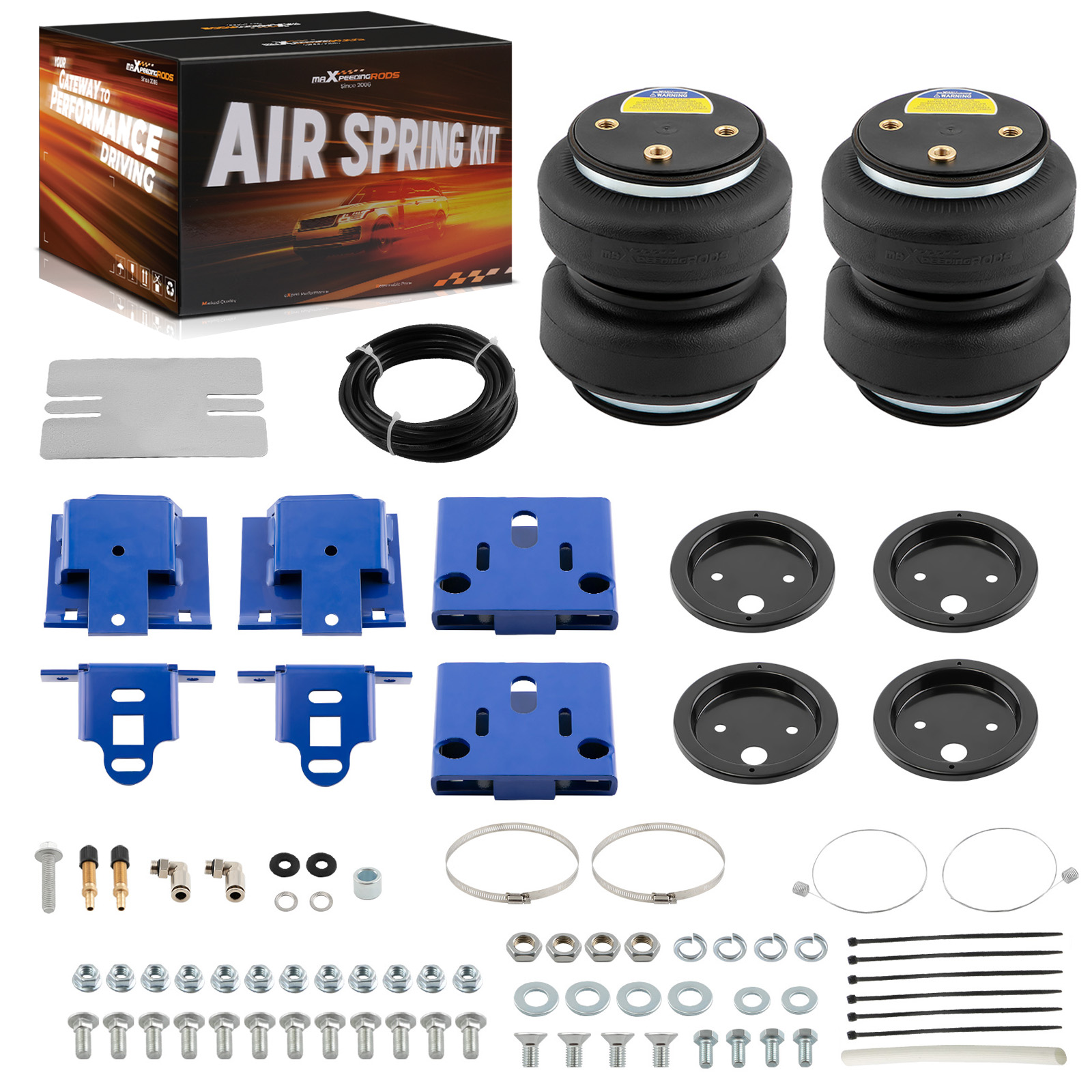 Rear Air Suspension Spring Bag Kit Compatible for Ram 1500 4 Wheel Drive 2019-2025 5000lbs